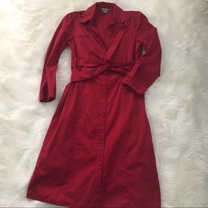 Twist Front Shirtdress